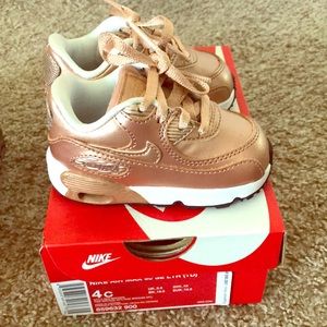 Nike Air Max 90 Rose Gold Size 4C